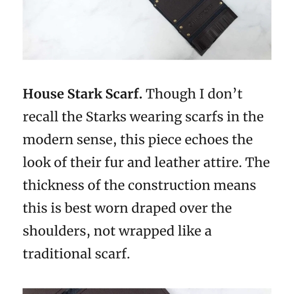 Halloween Game of Thrones Scarf - Picture 5 of 8